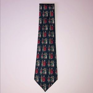 Burberry Silk Men’s Christmas Carolers Necktie